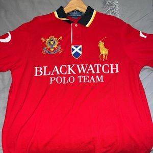 BlackWatch Red Ralph Lauren Polo Shirt